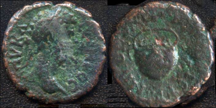 Ancient-Bronze-Greek-Coin-With-Helmet,-ID-Help